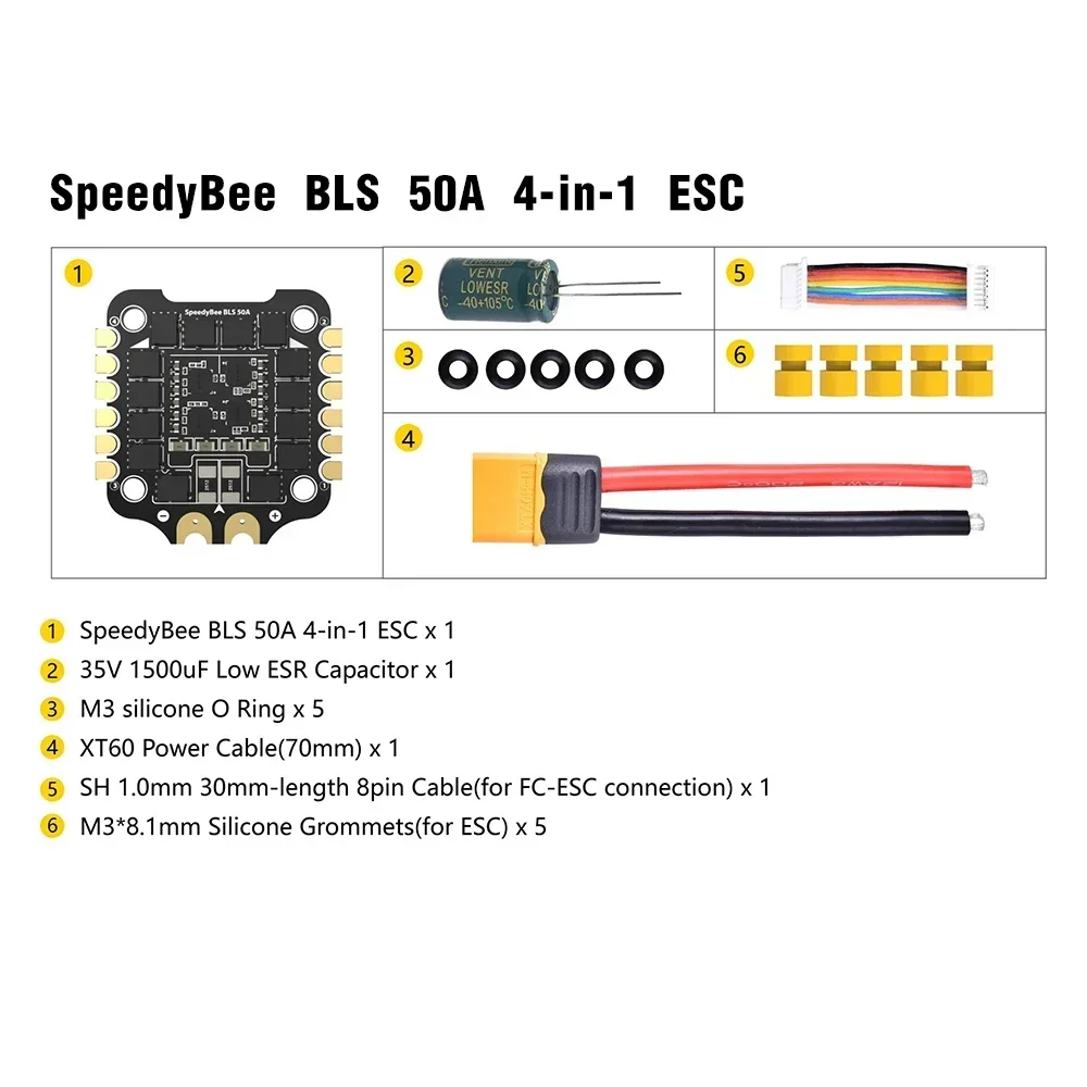 SpeedyBee F405 V3/V4 FC ESC St - Speedybee F405 V4 Bls 55A Stack recension och pris